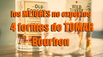 ¿Se puede beber bourbon con hielo?