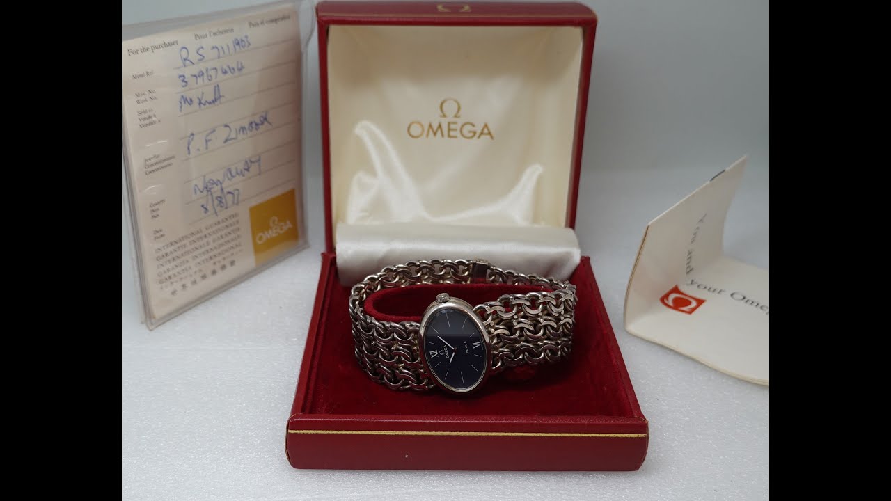 Montre Femme Omega De Ville Vintage - Argent Sterling - Mouvement 17 Bijoux - Occasion