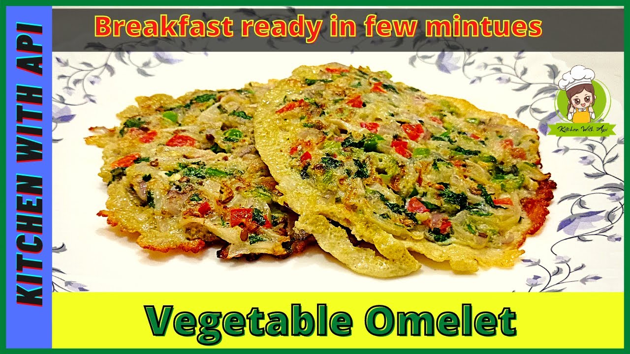 Vegetable Egg OmeletteVegetable Omelet Recipe By Kitchen With Api