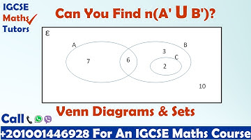 IGCSE Maths Tutors: Venn Diagrams and Sets. A Real-Life Exam Question