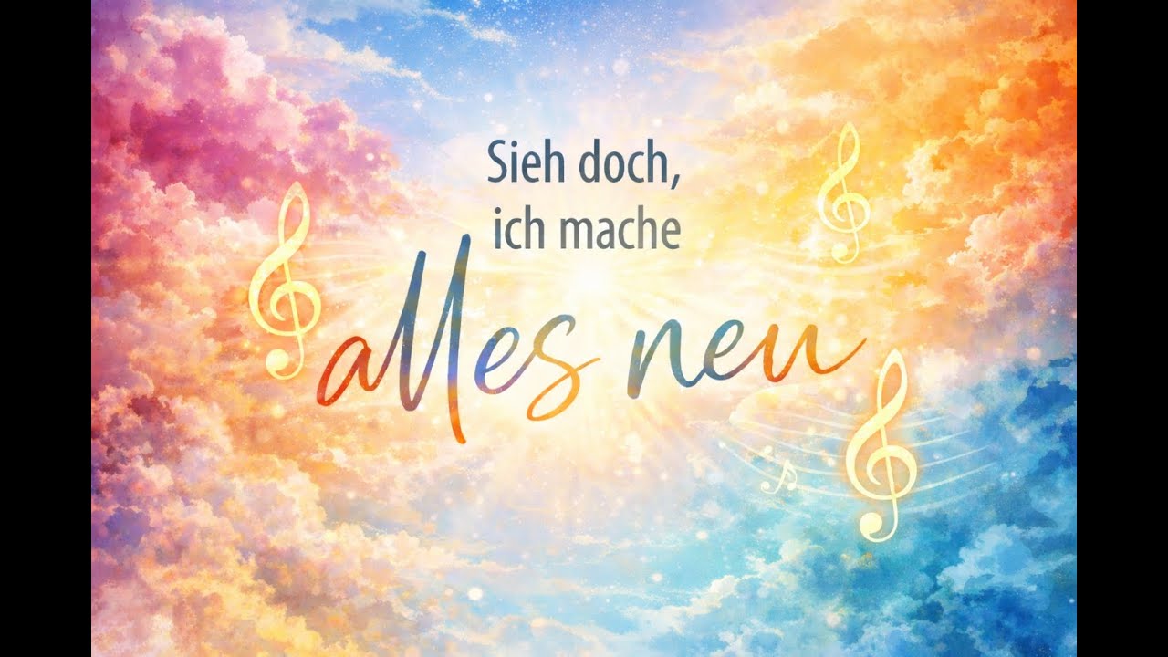 Sieh doch, ich mache alles neu I Offenbarung 21,5 I Jahreslosung 2026 ...