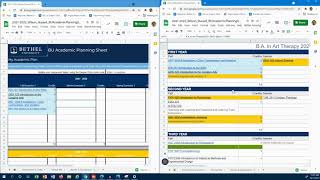 Overview to the Bethel University Academic Planning Sheet