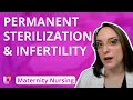 Permanent sterilization and infertility  preconception  maternity nursing  leveluprn