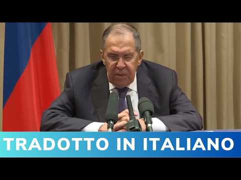 Video Russia | Lavrov avverte lEuropa: Se ci attacca, la guerra non sarà convenzionale