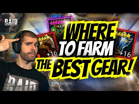 💎 TOP PLACES to Farm THE BEST GEAR in RAID Shadow Legends!
