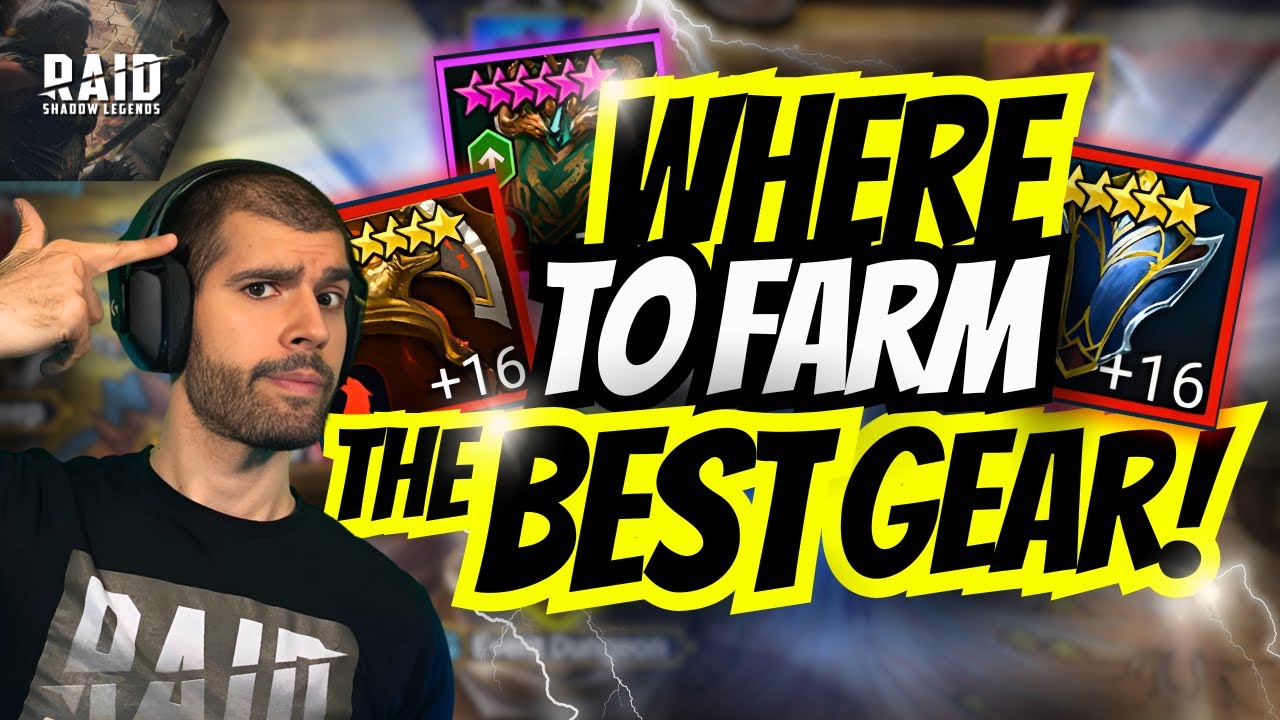 💎 TOP PLACES to Farm THE BEST GEAR in RAID Shadow Legends!