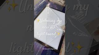 ✨Unboxing my new A3 light board from Amazon!✨