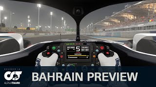 2020 F1 Bahrain Grand Prixview - Pierre Gasly \& Daniil Kvyat