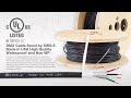 DMX Cable Spool by SIRS-E Made in USA High Quality Waterproof and Non WP