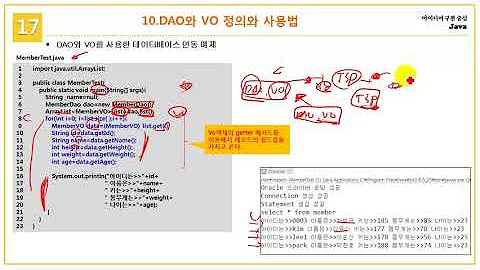 [  Java Programming] 17.12 DAO VO