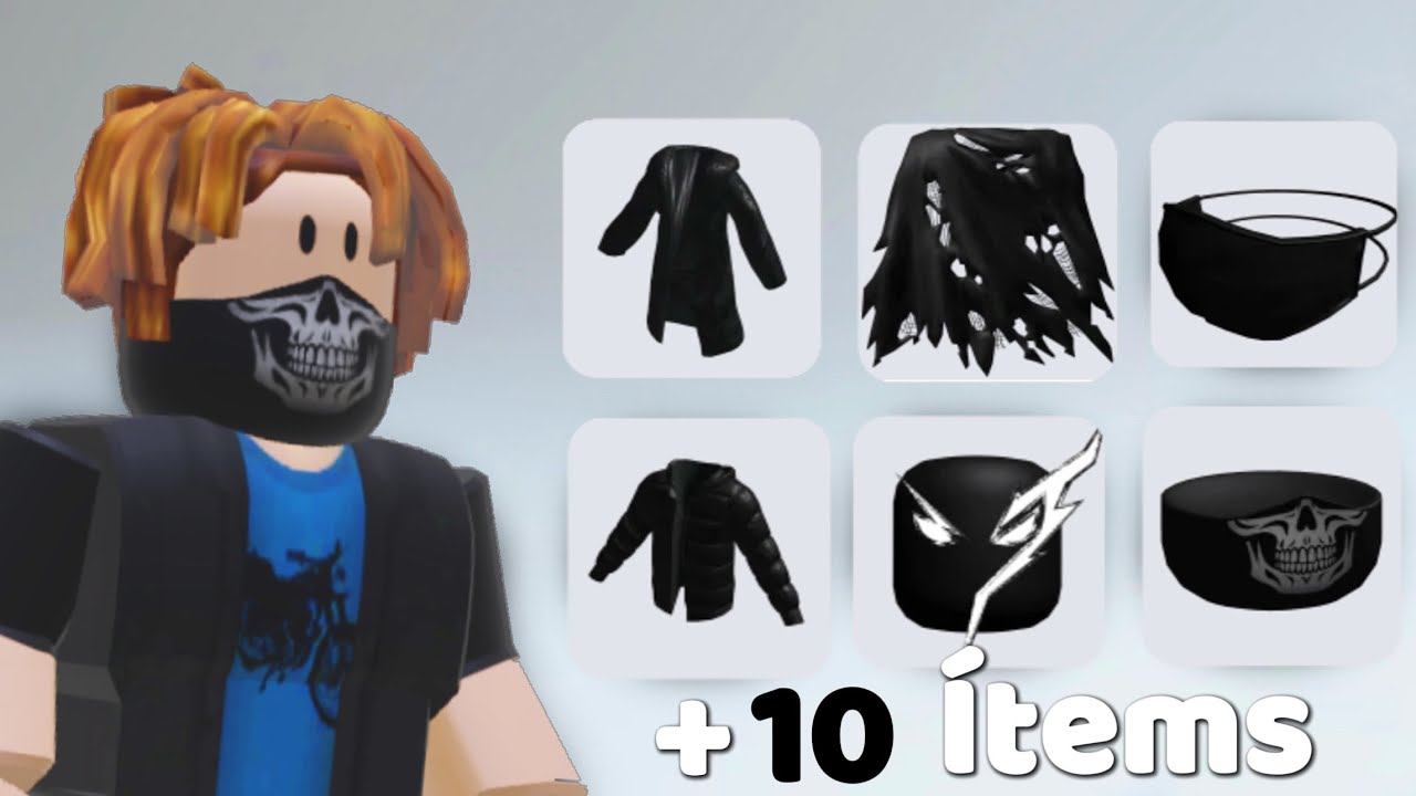 CONSIGUE +10 ÍTEMS Y ROPA GRATIS EN ROBLOX 2026 👻⚫️
