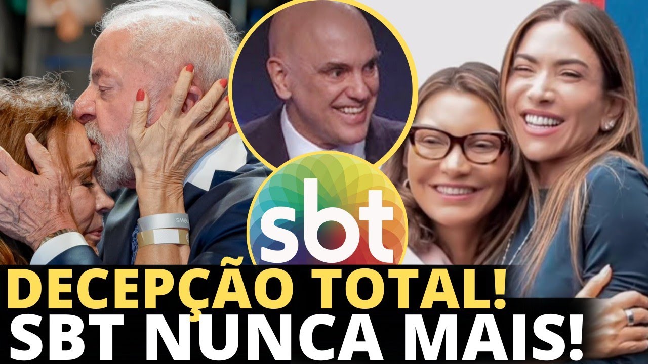 SBT e filhas de Sílvio Santos são boicotados após receberem Lula, Janja e Moraes em cerimônia