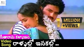 BALAKRISHNA AND RAJANI CLASSIC EVERGREEN SONG RALLALLO ISAKALLO | SEETHARAMA KALYANAM