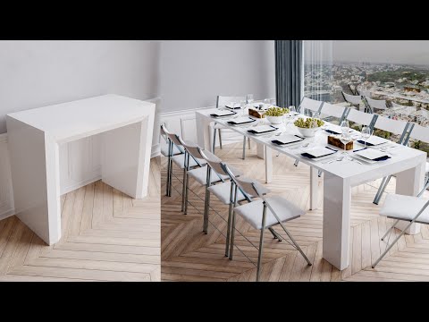 Magnetized! Junior Giant Extending Transforming Table to 12 Person Dinner Table | Expand Furniture