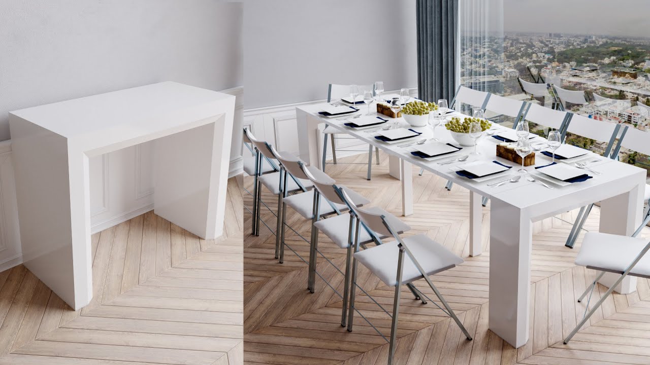 Magnetized! Junior Giant Extending Transforming Table to 12 Person