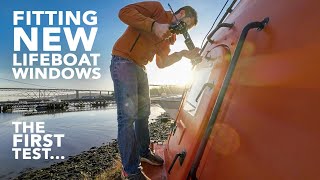 New cast acrylic lifeboat window - the first of seven. Expedition lifeboat conversion Ep113 [4K]