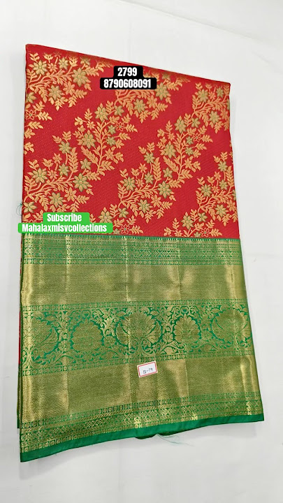 Semi kanchi silk saree 2799 8790608091 #shortsfeed #shorts #ytshorts #dharmavaram #handloom #saree