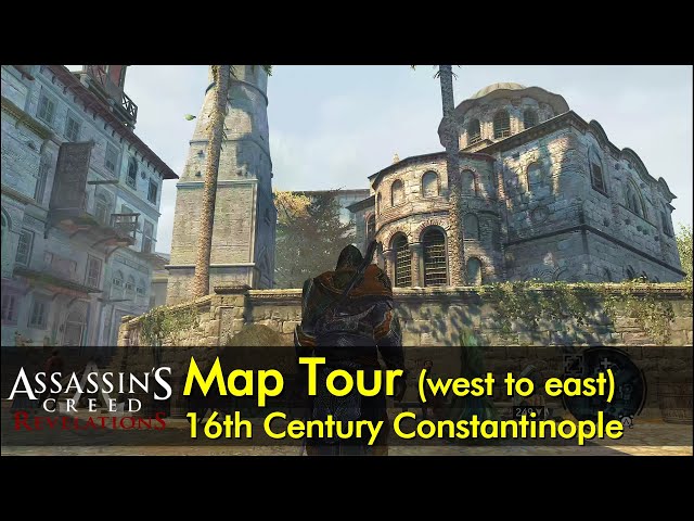 1511 AD Constantinople Map Tour (west to east)