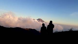 Timelapse in Prau Mountain Dieng Central Java