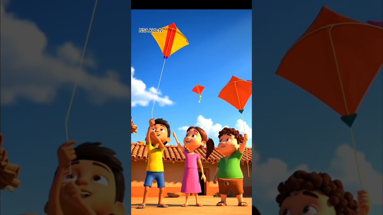 तीन दोस्त और पतंग | hindi story |catroon story  | moral story