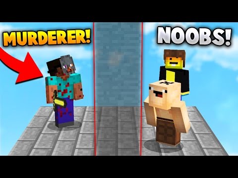 10 NOOBS VS 1 MURDERER! (Minecraft Murder Mystery Trolling  10 NOOBS VS 1 MURDERER! (Minecraft Murder Mystery Trolling