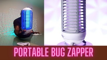 Unboxing, Set Up and Review of the Outdoor Wireless Mosquito Zapper Indoor Portable Bug Zapper