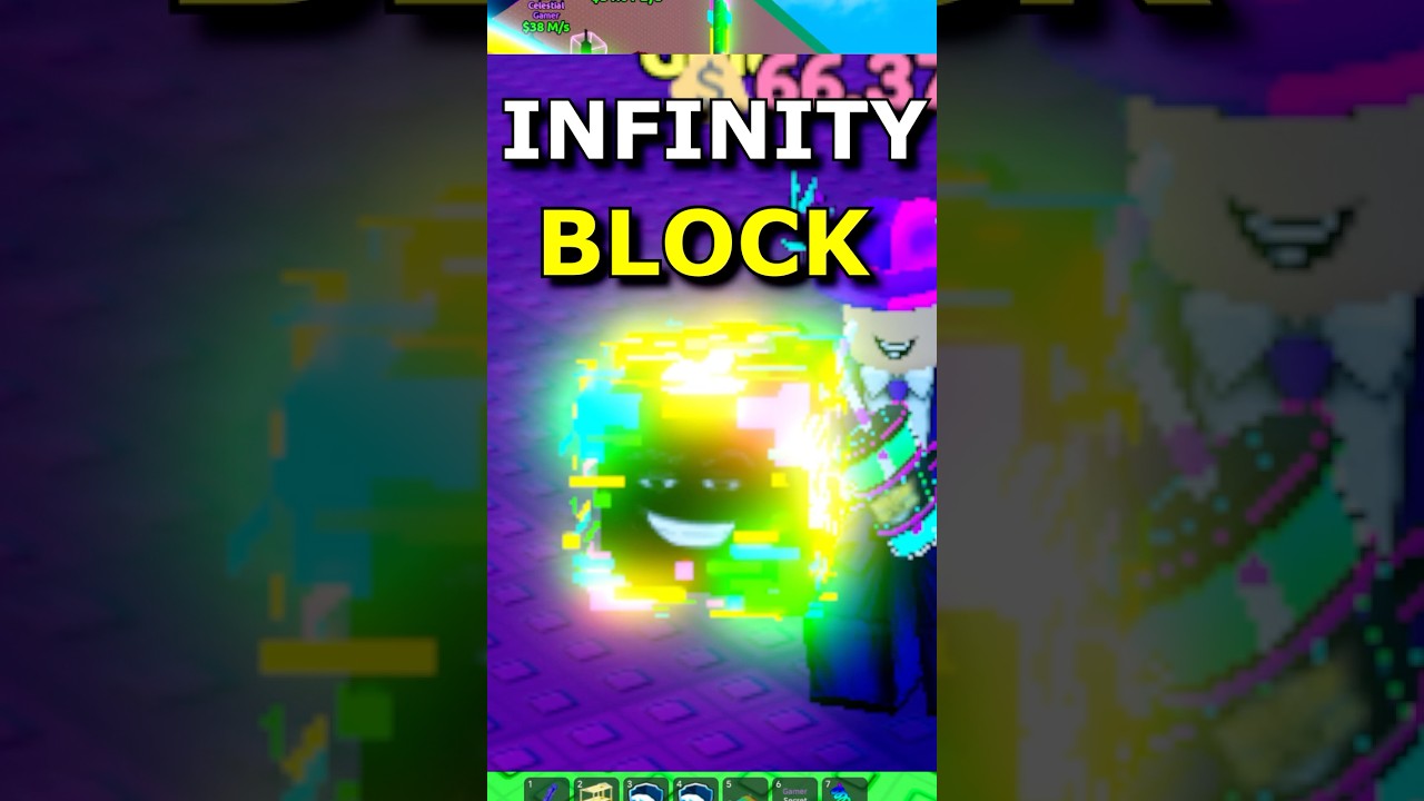 Infinity Block in Escape Tsunami for Brainrots Roblox