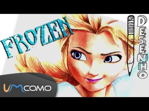 Desenhar e Colorir a Elsa do Frozen
