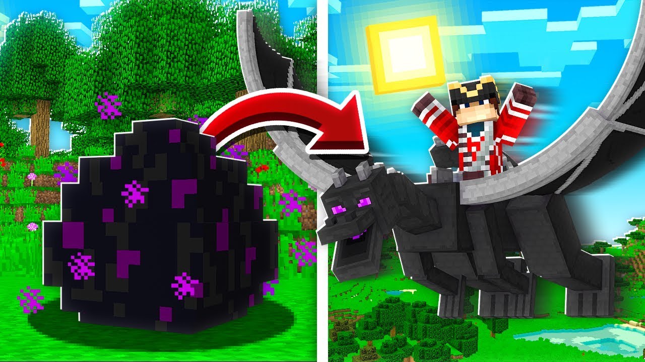 COMMENT DRESSER LE DRAGON DANS MINECRAFT ! - YouTube