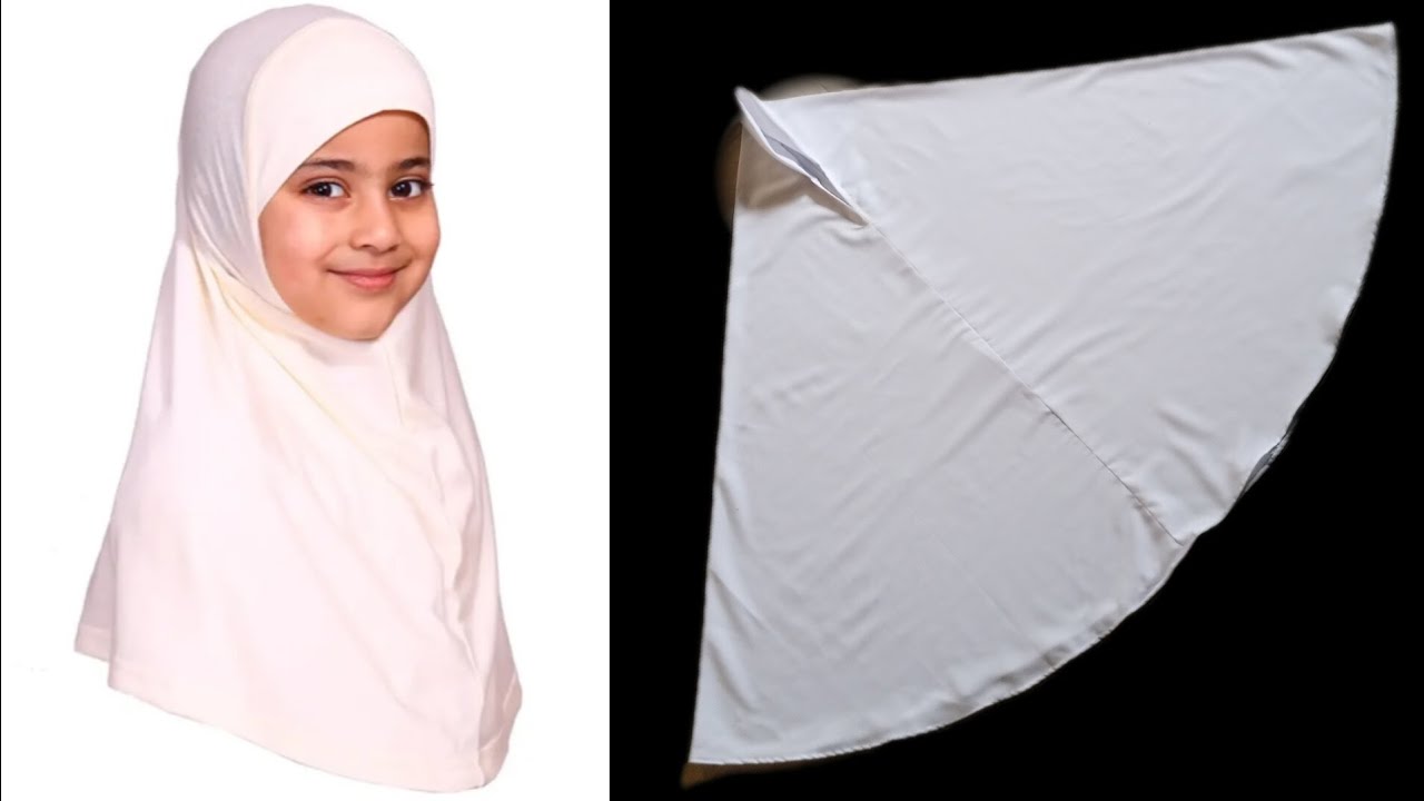 babies Cup banane ka tarika babie/ scarf cutting and stitching/ Hijab tutorial/ with hina kashif