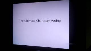 The Ultimate Character Voting