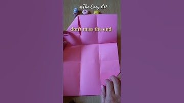 Thumbnail of DIY cute gift bag | No glue paper craft #shorts #papercraft #theeasyart