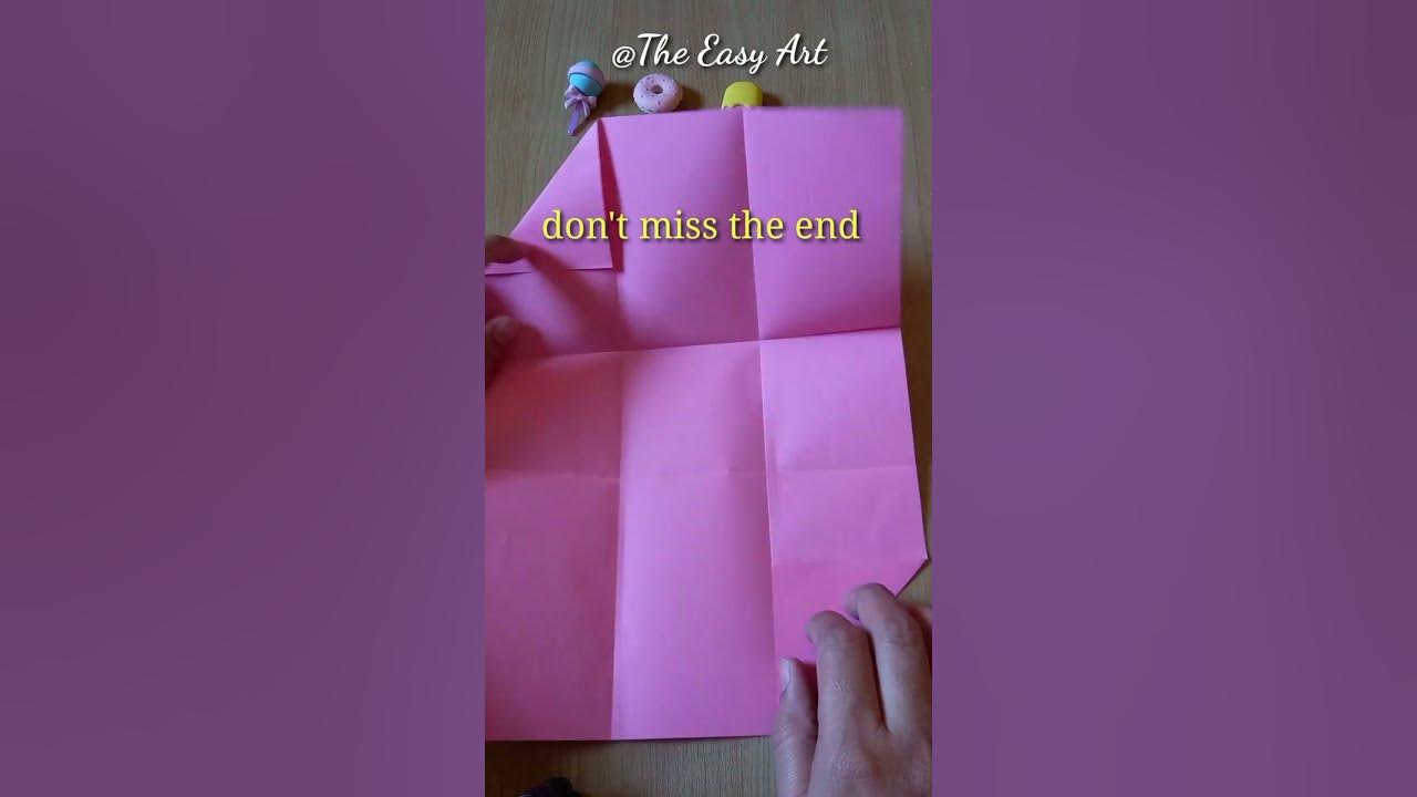 DIY cute gift bag | No glue paper craft #shorts #papercraft #theeasyart