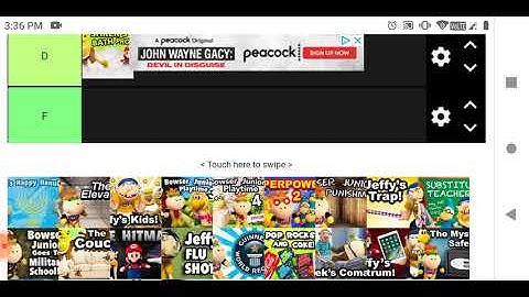 Sml Deleted videos Tier list