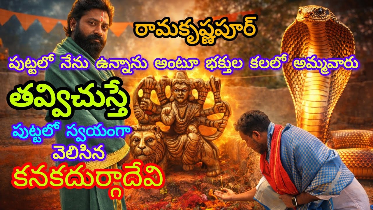 పుట్టలో  నేను ఉన్నాను అంటూ భక్తుల కలలో అమ్మవారు / పుట్టలో స్వయంభుగా వెలసిన దుర్గాదేవి /   MANCHERIAL