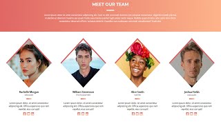 Create This Responsive Our Team Page | HTML & CSS Only