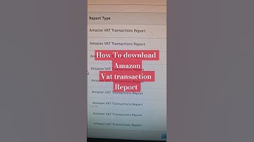 Amazon Germany VAT Transaction Report.  For more tips on Amazon Germany 🇩🇪 in English,  follow me.