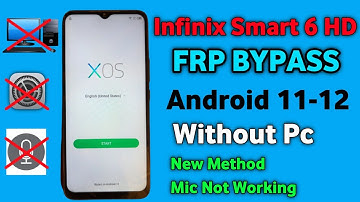 Infinix Smart 6 HD Frp Bypass | Infinix (X6512) Google Account Unlock | Without Pc | New Method 2023