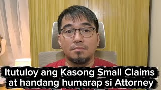 Download Lagu Itutuloy ang Kasong Small Claims at handang humarap si Attorney MP3