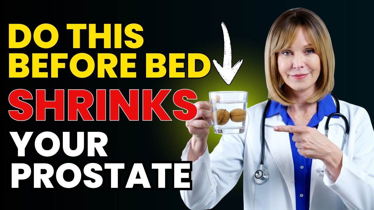 Men Over 60: Do THIS Before Bed to Shrink Your Prostate Naturally