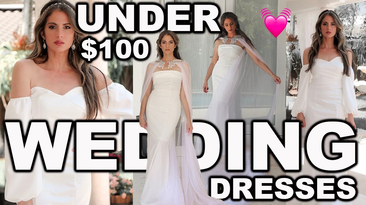 AFFORDABLE WEDDING DRESSES ALL UNDER 100, SHEIN WEDDING SEASON