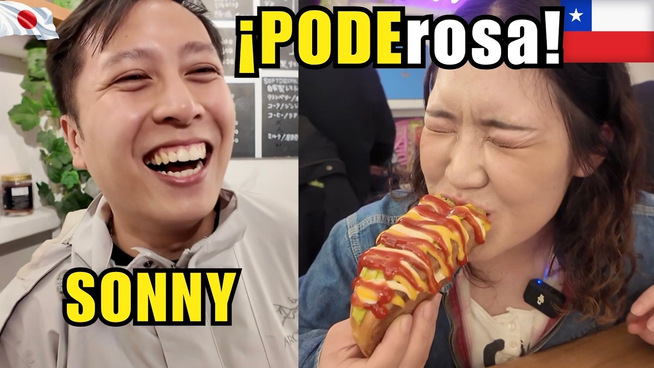 Sonnywils llegó a probar mi Completo italiano en Osaka! | Un intercambio completo 🇨🇱