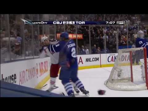 Luke Schenn vs Jared Boll - February 19th, 2009 - ...