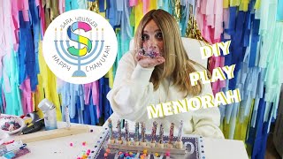 DIY Play Menorah