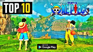 Top 10 ONE PIECE High Graphics Games For Android 2023 | 10 Best One Piece Android Games