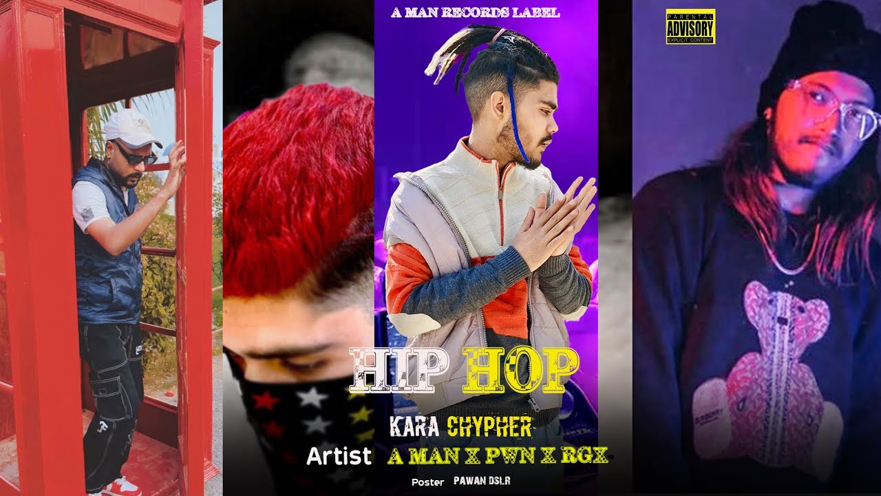 A MAN - HiP HOP Kara Chypher | PWN ft RGX | (Official Music Video) | Album (