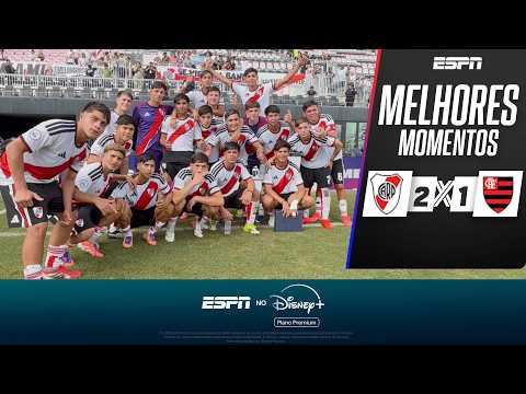 FLAMENGO SAI NA FRENTE, SOFRE VIRADA DO RIVER PLATE E É ELIMINADO DA MESSI CUP | MELHORES MOMENTOS