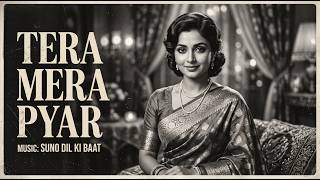 Tera Mera Pyar | Old Hindi Romantic Song | Heart Touching 60s-70s Vibe Love Song