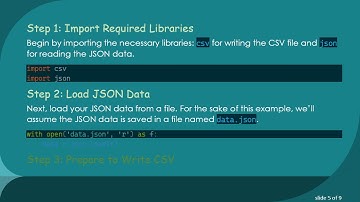 How to Convert JSON to CSV Using Python