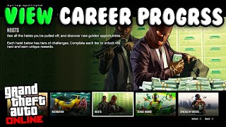 How to View Career Progress in GTA Online